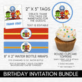 avengers birthday supply printable set